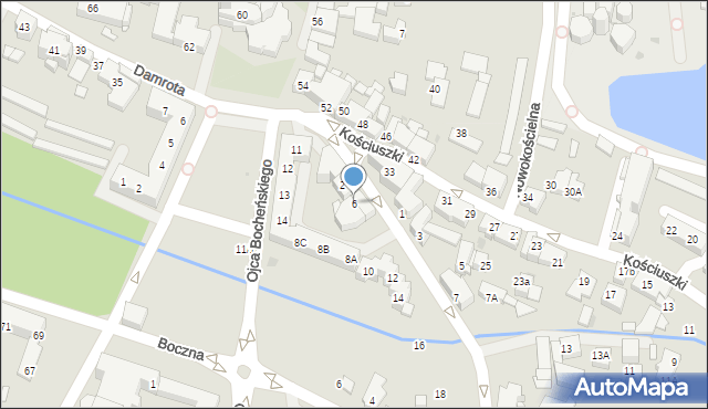 Tychy, Sienkiewicza Henryka, 6, mapa Tychów