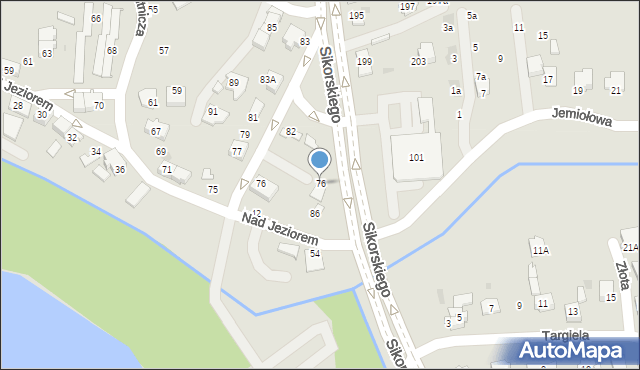 Tychy, Sikorskiego Władysława, gen., 76, mapa Tychów