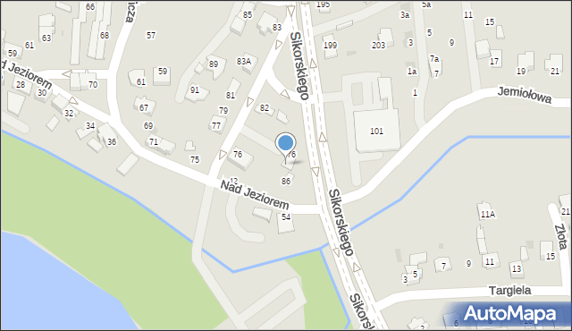 Tychy, Sikorskiego Władysława, gen., 78, mapa Tychów