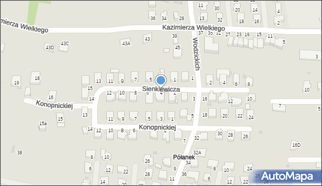 Tyczyn, Sienkiewicza Henryka, 4, mapa Tyczyn