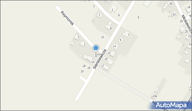 Walce, Sienkiewicza Henryka, 12, mapa Walce