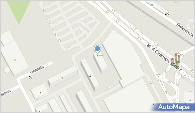 Warszawa, Silnikowa, 3, mapa Warszawy