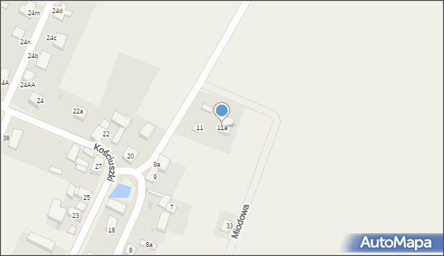 Węgry, Sienkiewicza Henryka, 11a, mapa Węgry