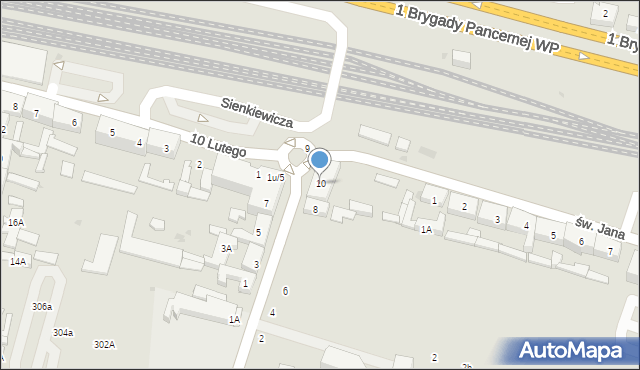 Wejherowo, Sienkiewicza Henryka, 10, mapa Wejherowo