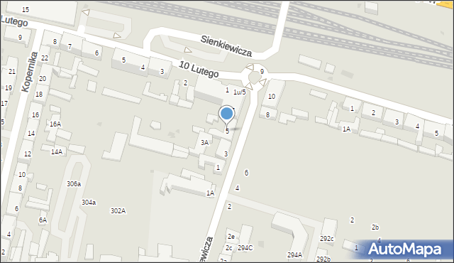 Wejherowo, Sienkiewicza Henryka, 5, mapa Wejherowo