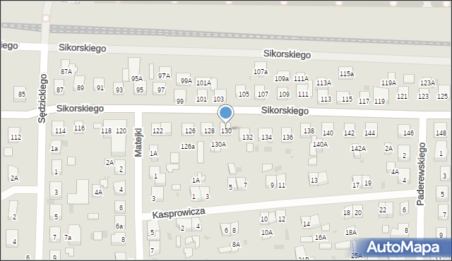 Wejherowo, Sikorskiego Władysława, gen., 130, mapa Wejherowo