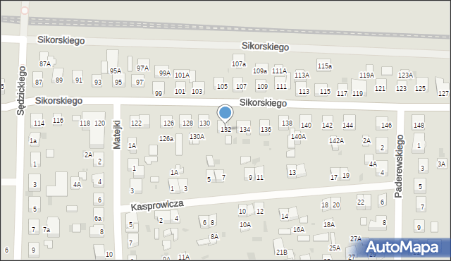 Wejherowo, Sikorskiego Władysława, gen., 132, mapa Wejherowo