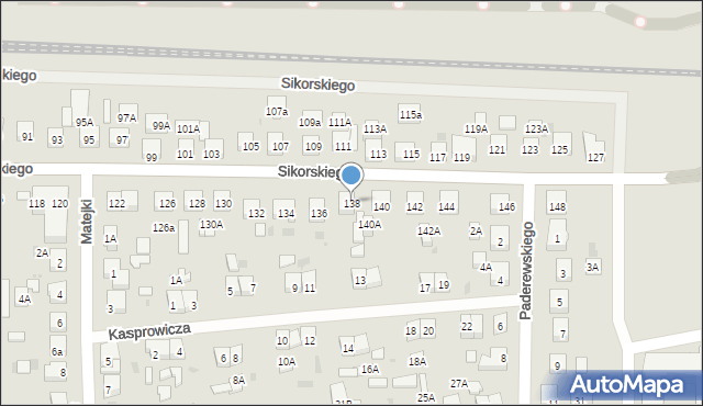 Wejherowo, Sikorskiego Władysława, gen., 138, mapa Wejherowo