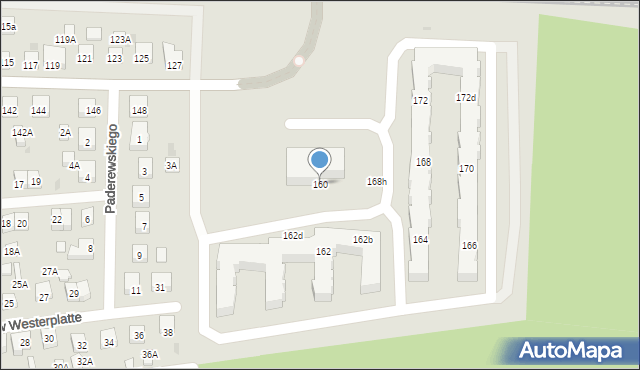 Wejherowo, Sikorskiego Władysława, gen., 160, mapa Wejherowo