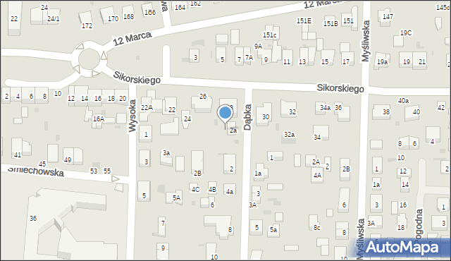 Wejherowo, Sikorskiego Władysława, gen., 28B, mapa Wejherowo