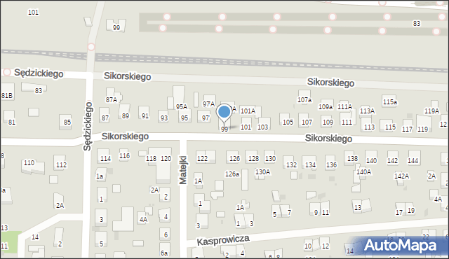 Wejherowo, Sikorskiego Władysława, gen., 99, mapa Wejherowo