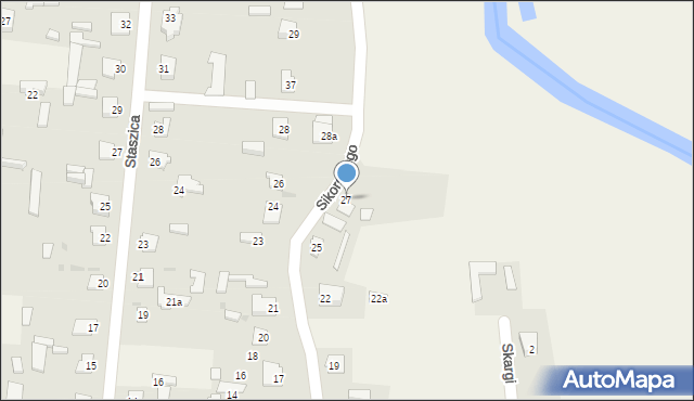 Werbkowice, Sikorskiego Władysława, gen., 27, mapa Werbkowice