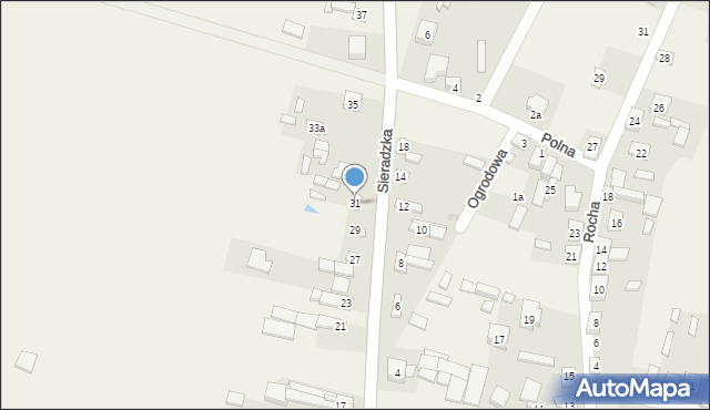 Widawa, Sieradzka, 31, mapa Widawa