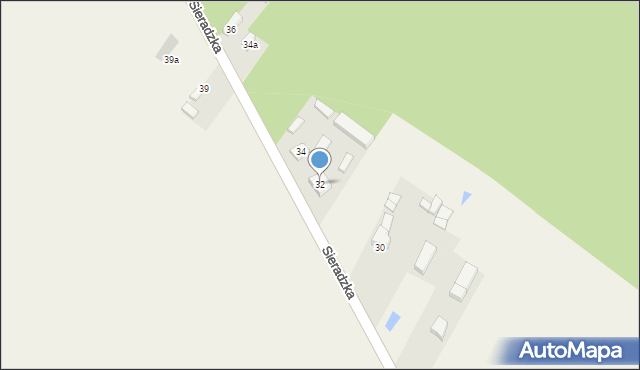 Widawa, Sieradzka, 32, mapa Widawa