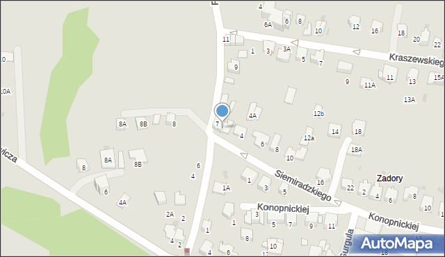 Wieliczka, Siemiradzkiego Henryka, 2, mapa Wieliczka