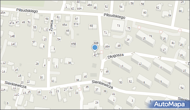 Wieliczka, Sienkiewicza Henryka, 42, mapa Wieliczka