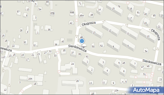 Wieliczka, Sienkiewicza Henryka, 46B, mapa Wieliczka