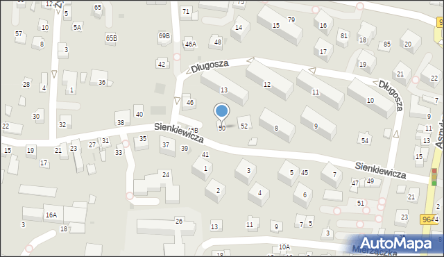 Wieliczka, Sienkiewicza Henryka, 50, mapa Wieliczka