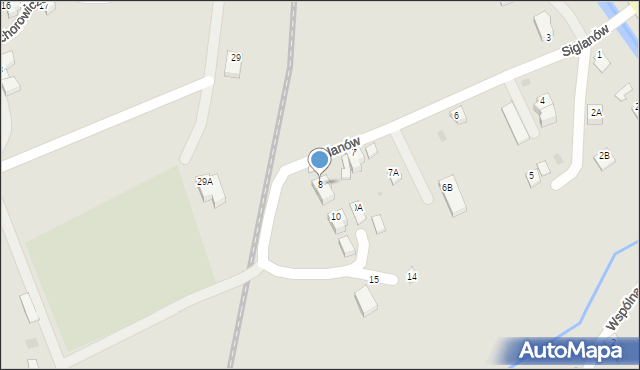 Wisła, Siglanów, 8, mapa Wisła