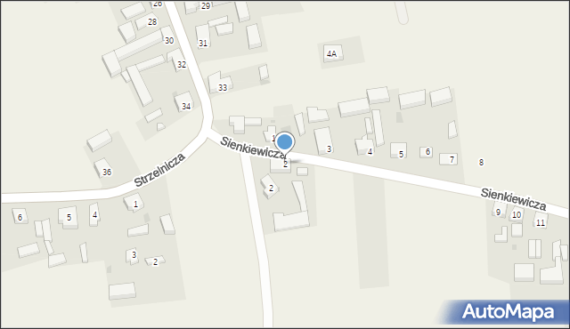 Wójcin, Sienkiewicza Henryka, 2, mapa Wójcin