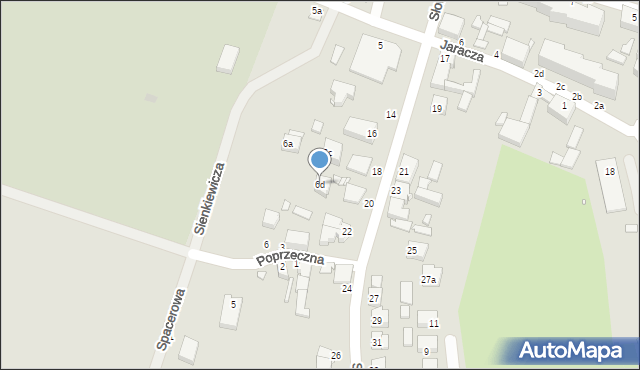 Wolin, Sienkiewicza Henryka, 6d, mapa Wolin