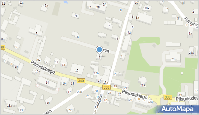Wołów, Sikorskiego Władysława, gen., 3, mapa Wołów