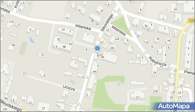 Wołów, Sikorskiego Władysława, gen., 8, mapa Wołów