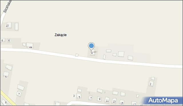 Wróblik Szlachecki, Sicińska, 4, mapa Wróblik Szlachecki