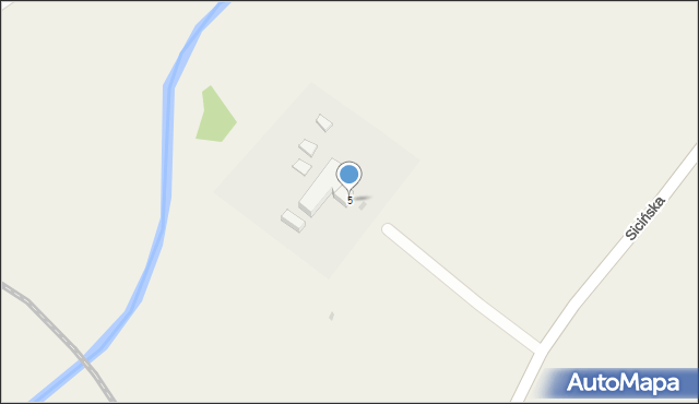 Wróblik Szlachecki, Sicińska, 5, mapa Wróblik Szlachecki