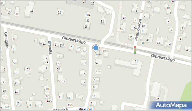 Wrocław, Siemiradzkiego Henryka, 2, mapa Wrocławia