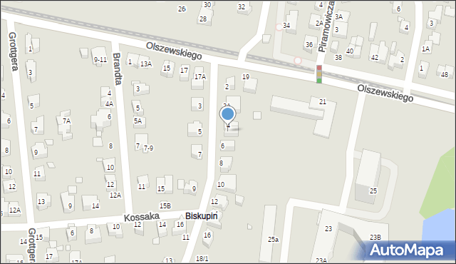 Wrocław, Siemiradzkiego Henryka, 4A, mapa Wrocławia