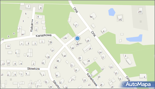 Wronowice, Sikorkowa, 44, mapa Wronowice