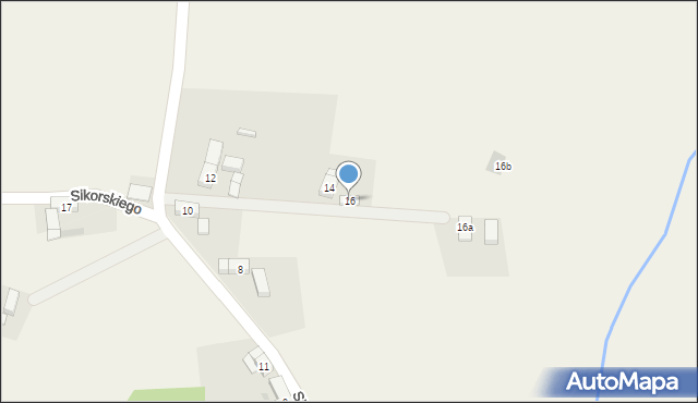 Wykroty, Sikorskiego Władysława, gen., 16, mapa Wykroty