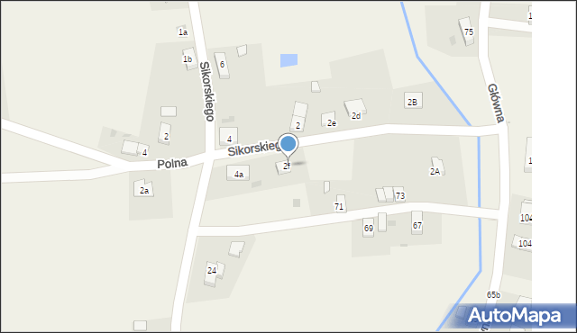 Wykroty, Sikorskiego Władysława, gen., 2f, mapa Wykroty