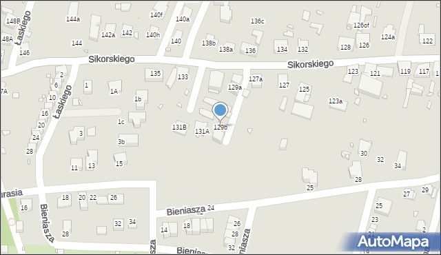 Zabrze, Sikorskiego Władysława, gen., 129b, mapa Zabrza
