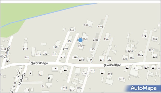 Zabrze, Sikorskiego Władysława, gen., 138c, mapa Zabrza