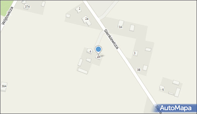 Zakrzówek, Sienkiewicza Henryka, 4A, mapa Zakrzówek