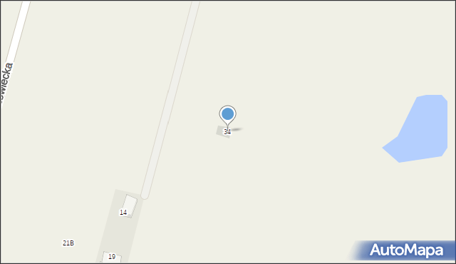 Załuski, Siewna, 34, mapa Załuski