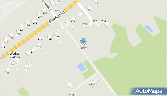 Zawiercie, Siewierska, 163A, mapa Zawiercie
