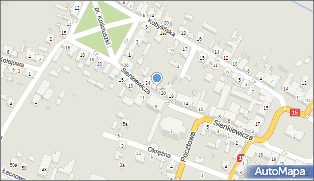 Zduny, Sienkiewicza Henryka, 22, mapa Zduny