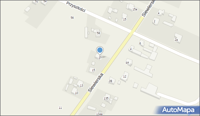 Żelisławice, Siewierska, 17, mapa Żelisławice