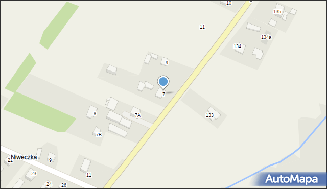 Żelisławice, Siewierska, 7, mapa Żelisławice