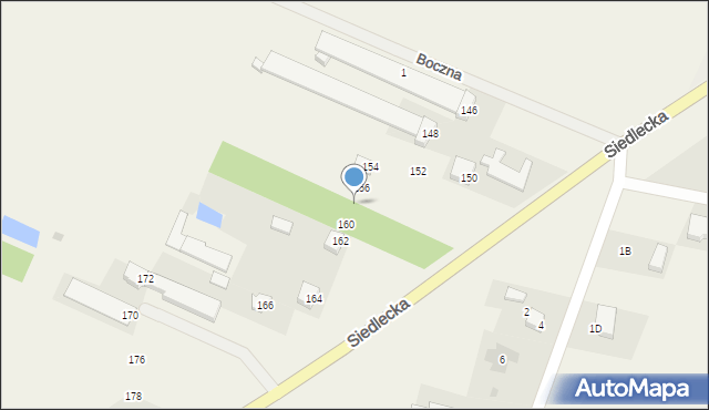 Żelków-Kolonia, Siedlecka, 158, mapa Żelków-Kolonia