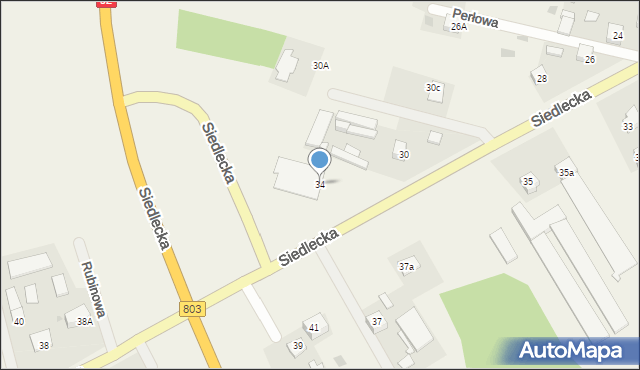 Żelków-Kolonia, Siedlecka, 34, mapa Żelków-Kolonia