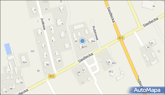 Żelków-Kolonia, Siedlecka, 38, mapa Żelków-Kolonia