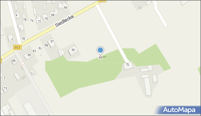 Żelków-Kolonia, Siedlecka, 53, mapa Żelków-Kolonia