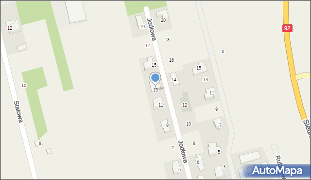 Żelków-Kolonia, Siedlecka, 54E, mapa Żelków-Kolonia