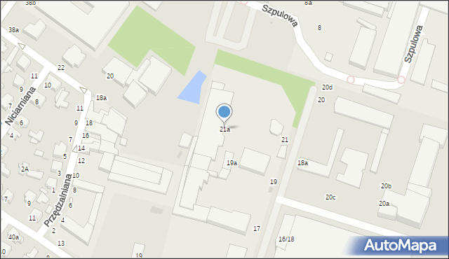 Zgierz, Sienkiewicza Henryka, 21a, mapa Zgierz