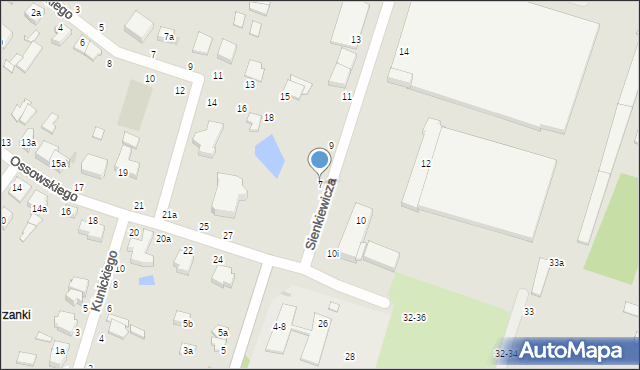 Zgierz, Sienkiewicza Henryka, 7, mapa Zgierz