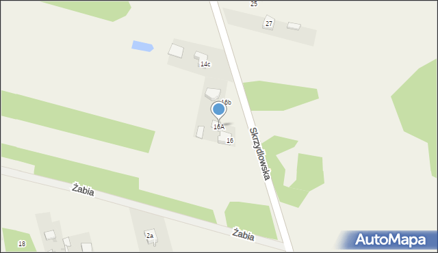 Adamów, Skrzydlowska, 16A, mapa Adamów